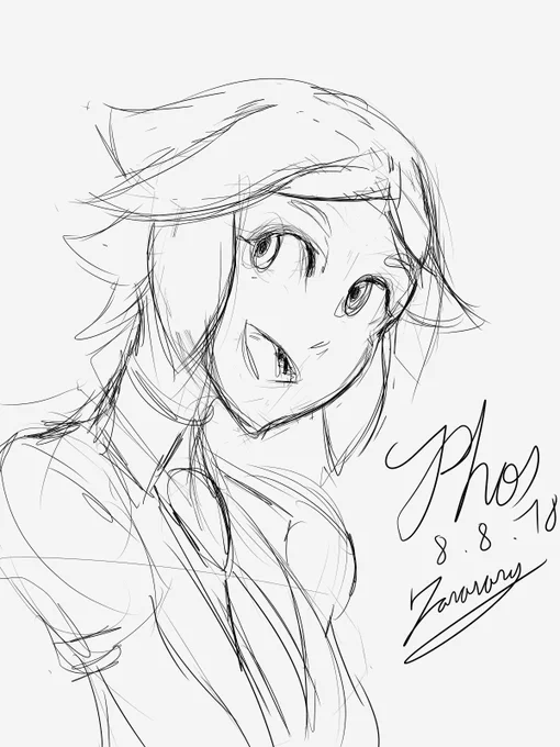 Little cute dumb rock warm up.

#housekinokuni #宝石の国 