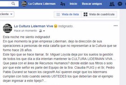 MariaSa17803130's tweet photo. Increíble como una reconocida empresa de seguridad LIDERMAN, no se pronuncien por la grave denuncia de agresión física contra una mujer por parte de uno de sus líderes, realmente detestable. @ladycitaguillen @malditaternura  @andrea_llosa @niunamenosperu #niunamenos @mimp_peru https://t.co/cJmcdKlNWU