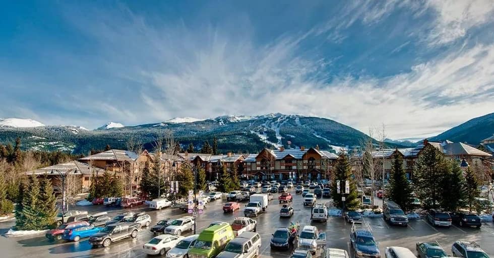 #TheMarketplace in #Whistler may be the busiest location in the village and is always in need of NCC services: #seasonalcleaning and #pressurewashing of the exterior side walks and parking lot, painting of the lamp post, and refinishing of the wood benches.