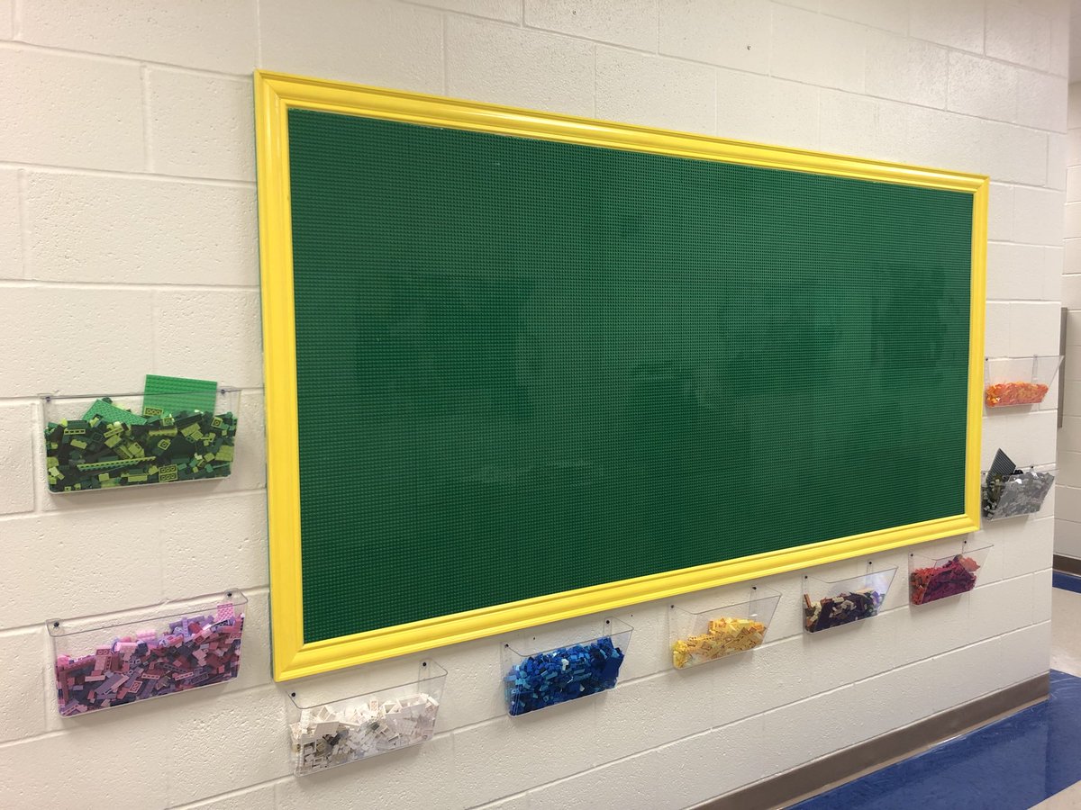 This may have been TWO YEARS in the making, but our GIANT @LEGO_Group wall at school is officially complete and ready for kids!! #WebbElem #kidsdeserveit #WeAreNavasota #tlap