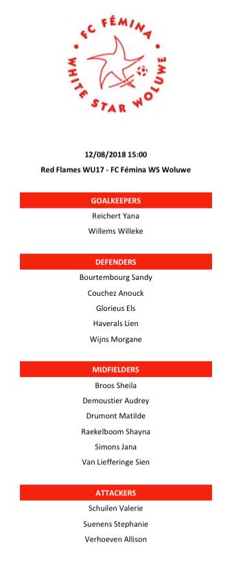 FWoluwe's tweet photo. Friendly match ⚽️ @BelRedFlames WU17 🆚 @FWoluwe
📆12/08/2018
⏰15:00
🏟BFC Tubize
#FWSWoluwe #StrongerTogether 🤜🤛 https://t.co/sypDUqha8b
