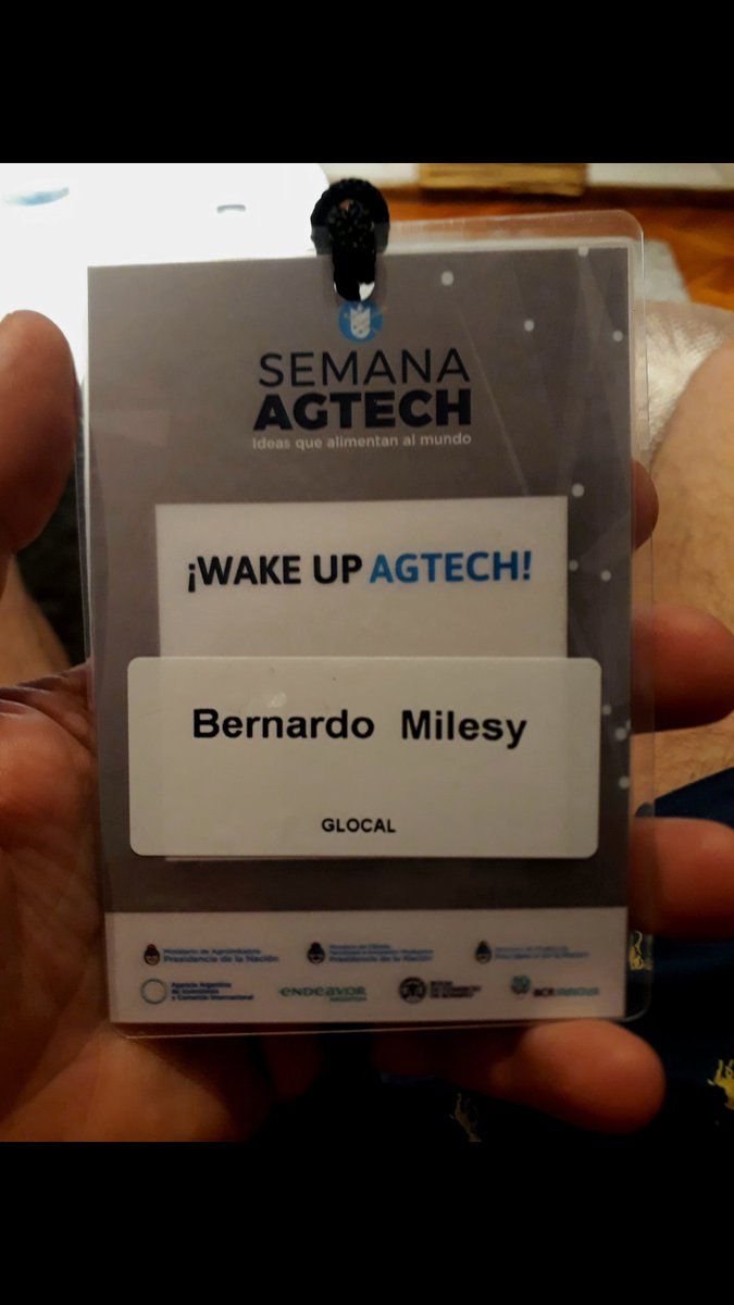 bermilesy's tweet photo. El primero de muchos #wakeupagtech #agtechweek #agtech #SemanaAgTech #RosarioAgtech https://t.co/c6opdzqjvD