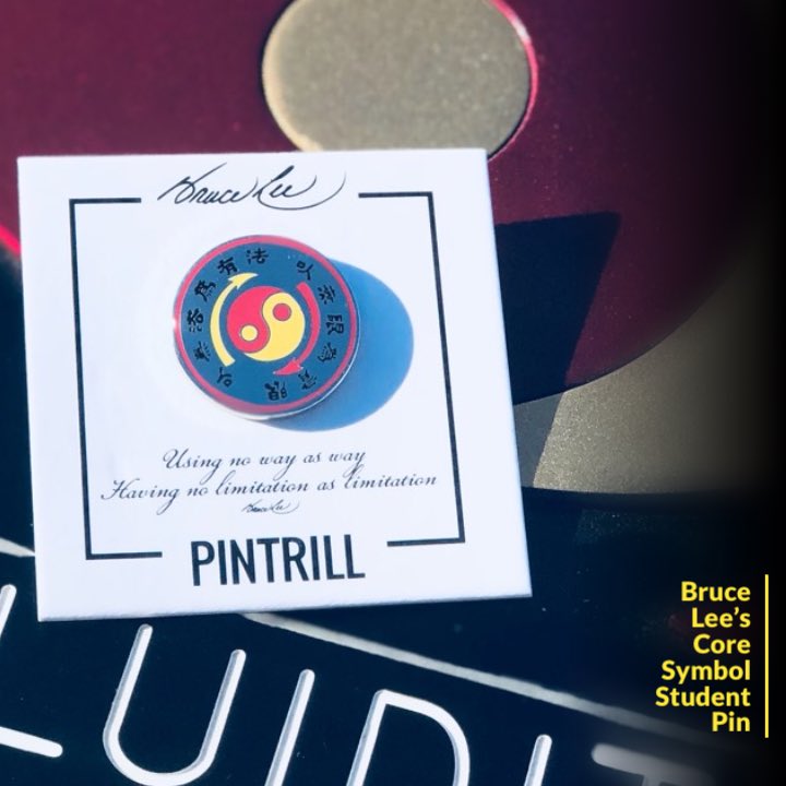 brucelee's tweet photo. Bruce Lee x @PINTRILL replica Core Symbol Student Pin (swipe left) now available exclusively in the BL Family Store 🐉👊🏽💥—-> https://t.co/yAxJwY45Bq
...
#BruceLee #CoreSymbol #UsingNoWayAsWay #HavingNoLimitationAsLimitation #JunFanGungFuInstitute #MartialArtist #Pintrill https://t.co/pz1ig6uUdX