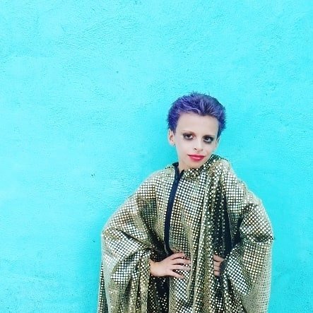 desmond_amazing's tweet photo. Loved the color of this wall at @LunaParkNYC. It contrasted with the @TheHouseofMann AMAZING Sequined Hooded Circle Cloak Cape

Full set:
https://t.co/9QfKvE2jbp

#houseofmann #androgyny #cape #clubkid #couture #dragkid #fashion #goth #gothic #queer #streetstyle #desmondisamazing https://t.co/Jy4M09RIco