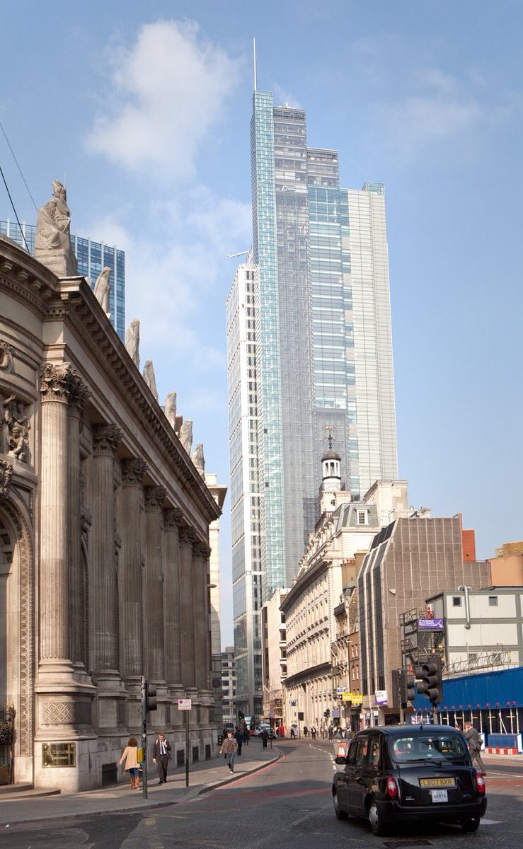 benjmurf's tweet photo. As Yazz once famously said, “The Only Was is Up”...on #Bishopsgate. Incredible building projects changing the face of the eastern cluster of the #CityofLondon and adding so many exciting new businesses, retail spaces &amp; restaurants. #TOWIB https://t.co/FW8bsscoT4