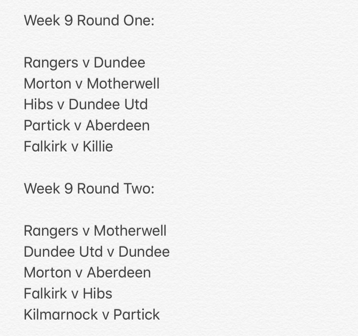 VfcKillie's tweet photo. The final week of the @ProSpfl Premiership season 🏆 https://t.co/dc3ASuFO7E