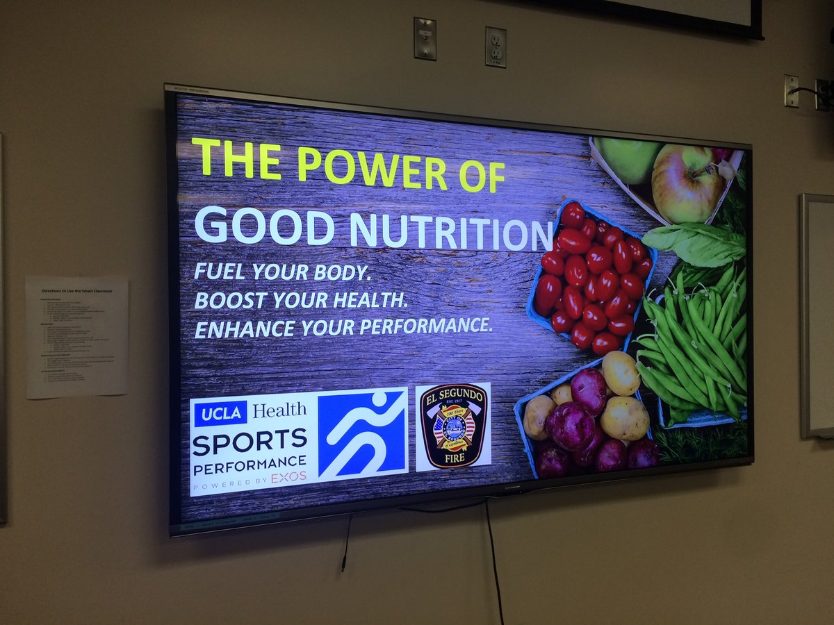 Starting an 8-week nutrition series with the amazing firefighters of <a href="/dept_el/">El Segundo Fire Dept</a> (El Segundo Fire Department). These brave men &amp; women deserve all the support they can get for the many hours they put into protecting our communities. It’s an honor to be part of your wellness team!