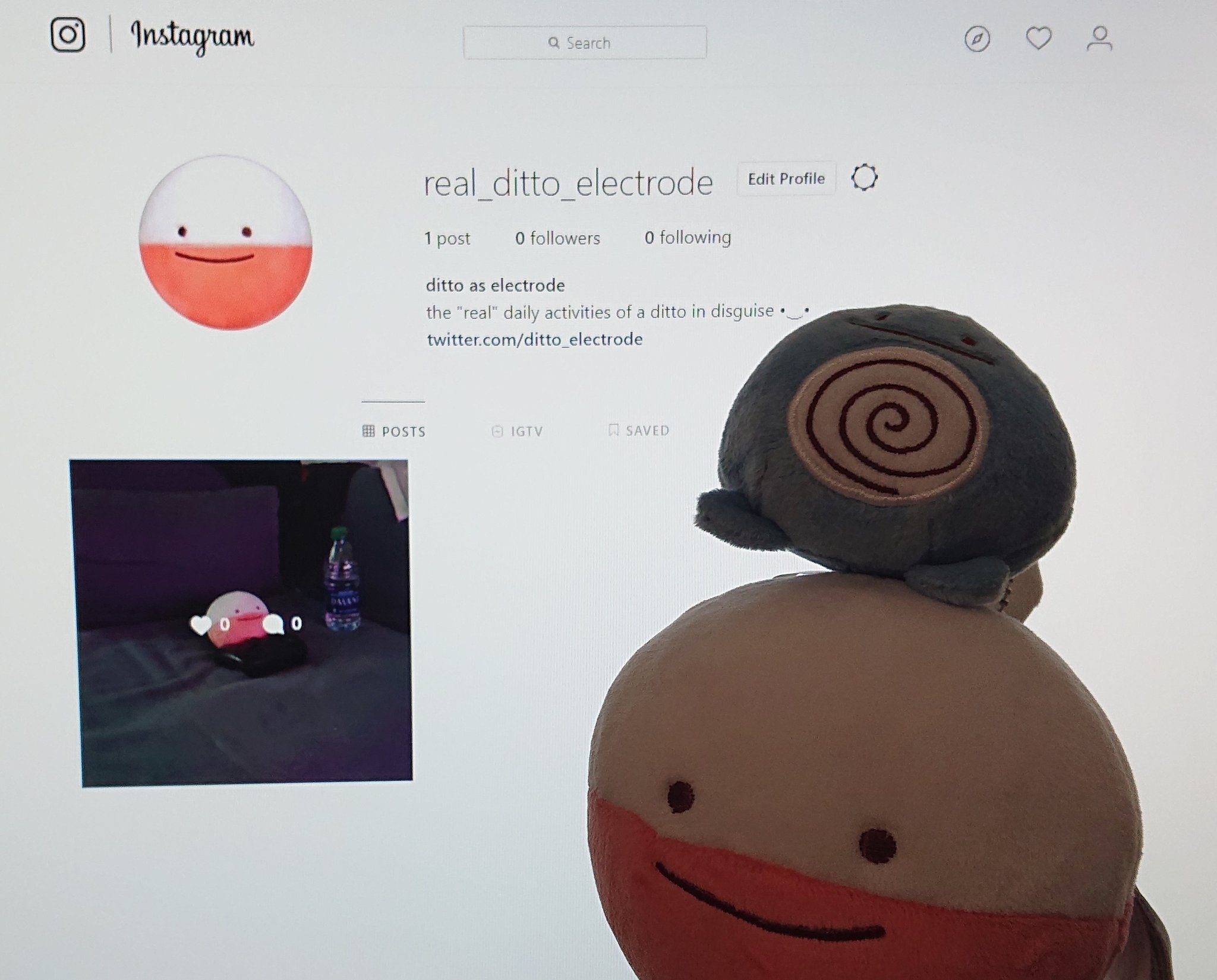 Ditto as cheap electrode plush