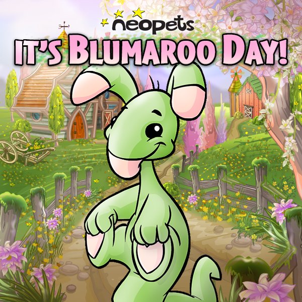 Neopets's tweet image. Bounce around and around all over Neopia because it’s Blumaroo Day! Then spring towards the New Features Page to catch today’s Blumaroo related releases! #Neopets #Blumaroo

smarturl.it/NPBlumaroo