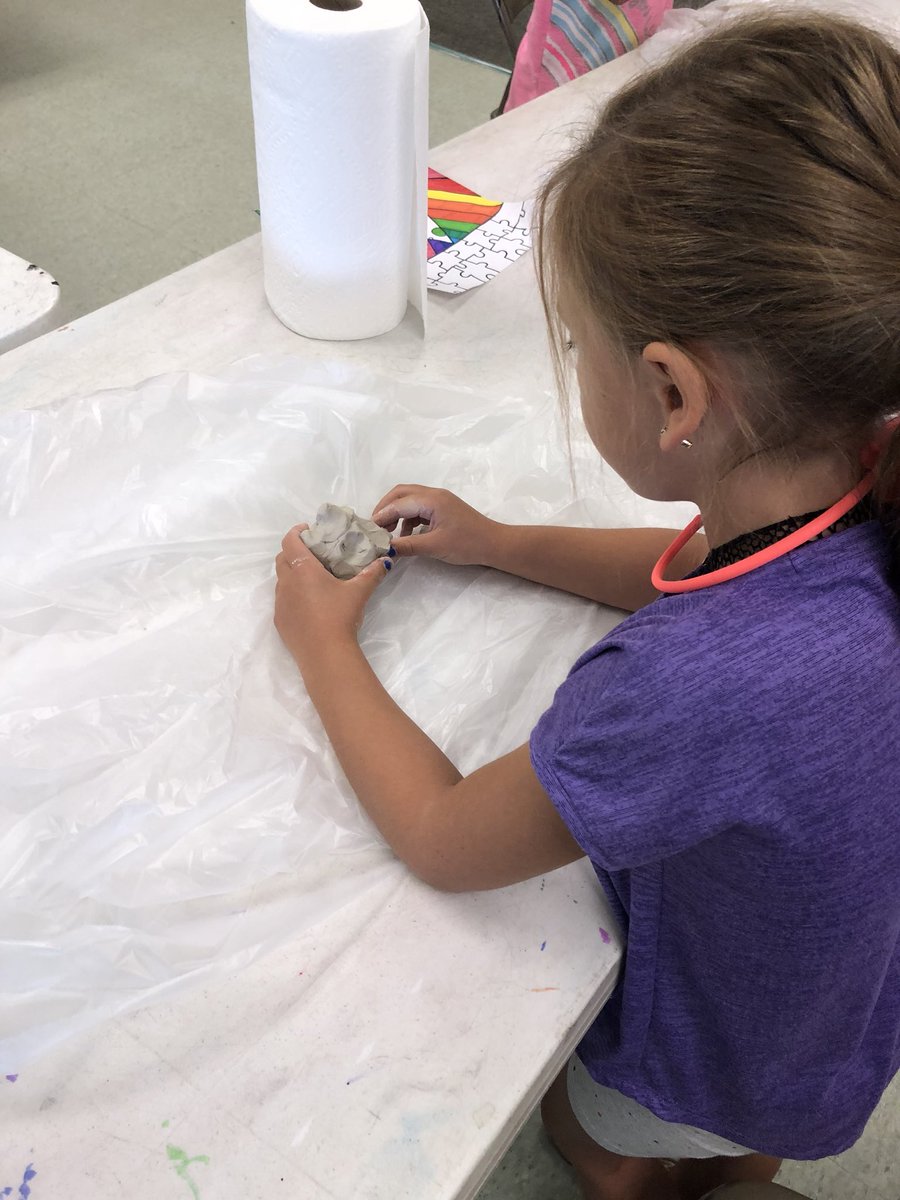 AlexandraLena22's tweet photo. Clay Sculptures in Art Lab. Love having the experiment with materials they don’t normally get to use.  #LfLeads #LFchidcare #LFCCbeapartofagreatsummer https://t.co/haEDnvEVW1