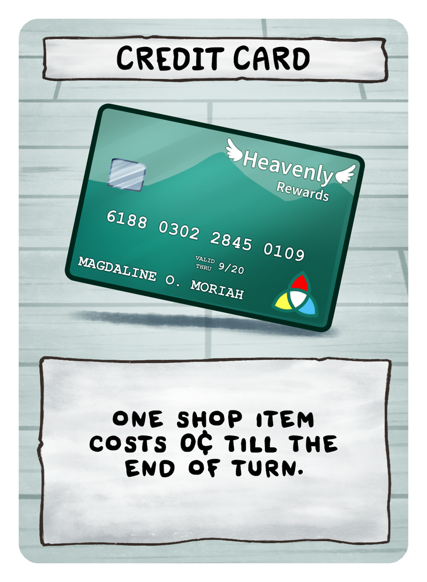 🜏 Edmund McMillen 🜏 on Twitter: "Spoiler: The Credit Card! big thanks to  @TikaratheMew for suggesting that we take this opportunity to answer some  unanswered questions... there are a few more nods