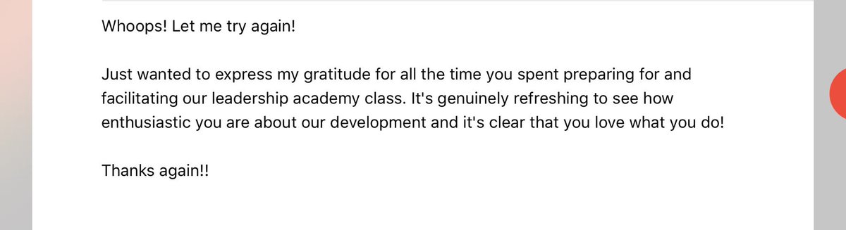 i love what i do. 🤗 

#DevelopingOthers