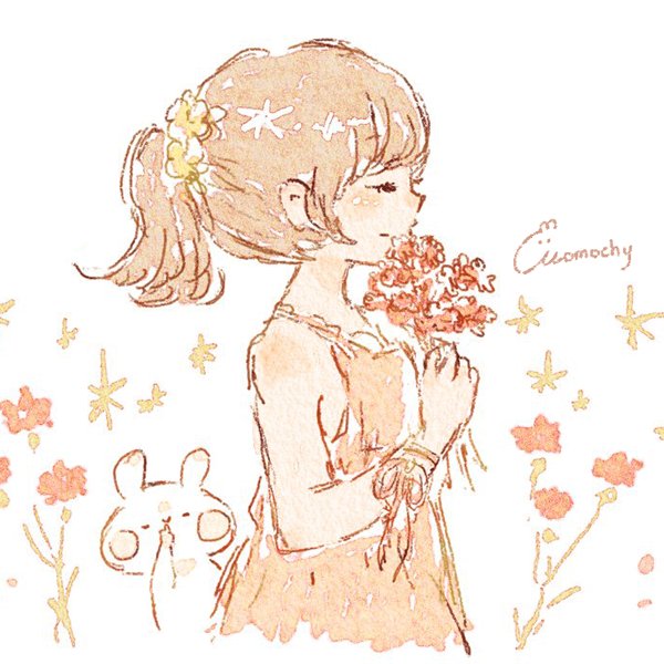 Momochy ももちー 8月9日の誕生花 カカリア 花言葉 秘密のひととき フリーアイコン 女の子とうさぎ T Co Os77oqwkhg 絵筆菊 エフデギク とも呼ばれるお花です お誕生日のみなさま おめでとうございます T Co