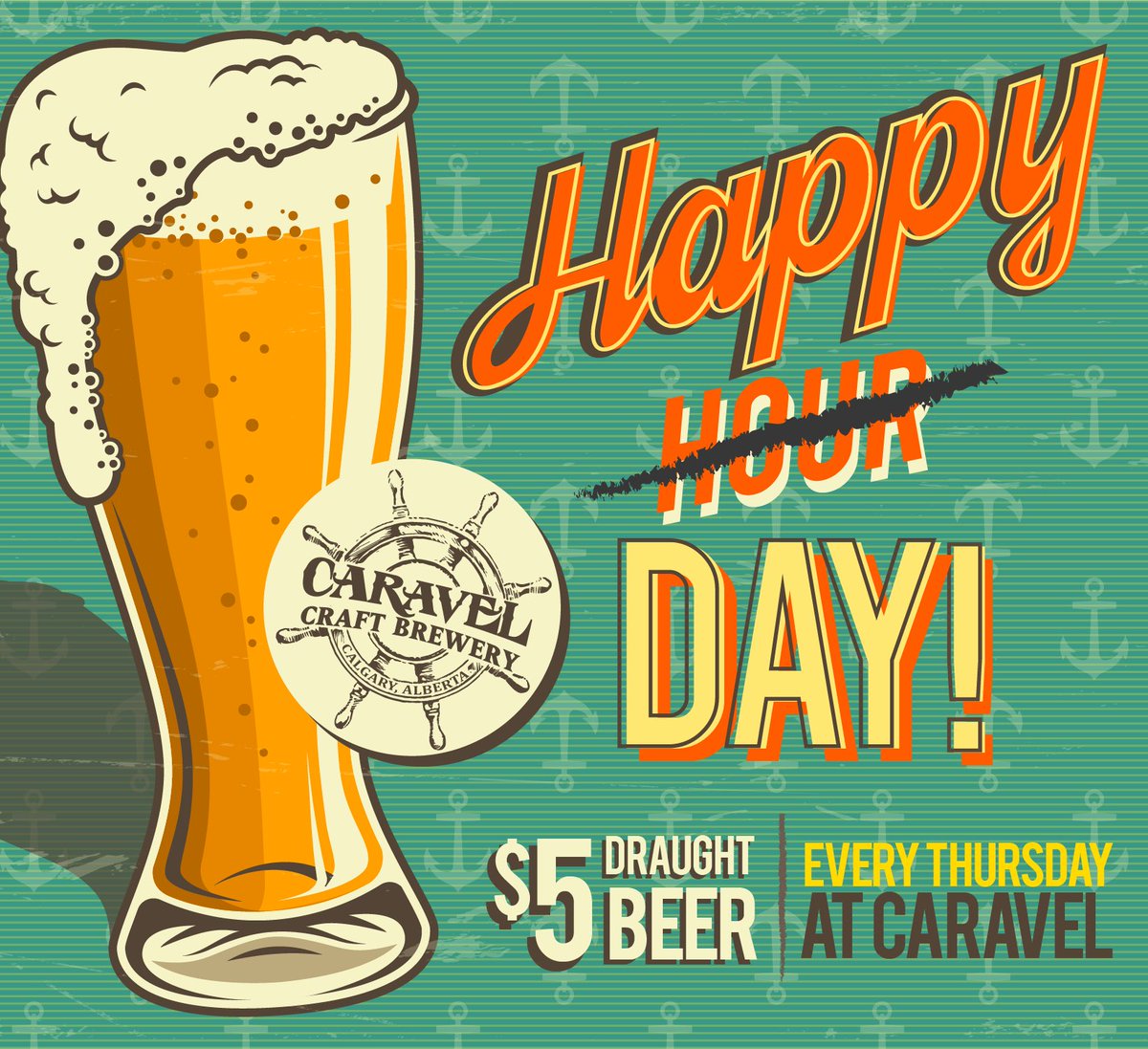 Every Thursday at the Caravel Taproom! Only $5 for ALL beers on tap. 🍻💃🏼🕺 Thursday hours are 2pm-9pm #yycbeer #yyc #calgary #yycdeals #yycdrinks #madeinalberta #madeinyyc #drinklocal #drinklocalbeer #abbeer #alberta #calgaryairport #yycairport #beerme