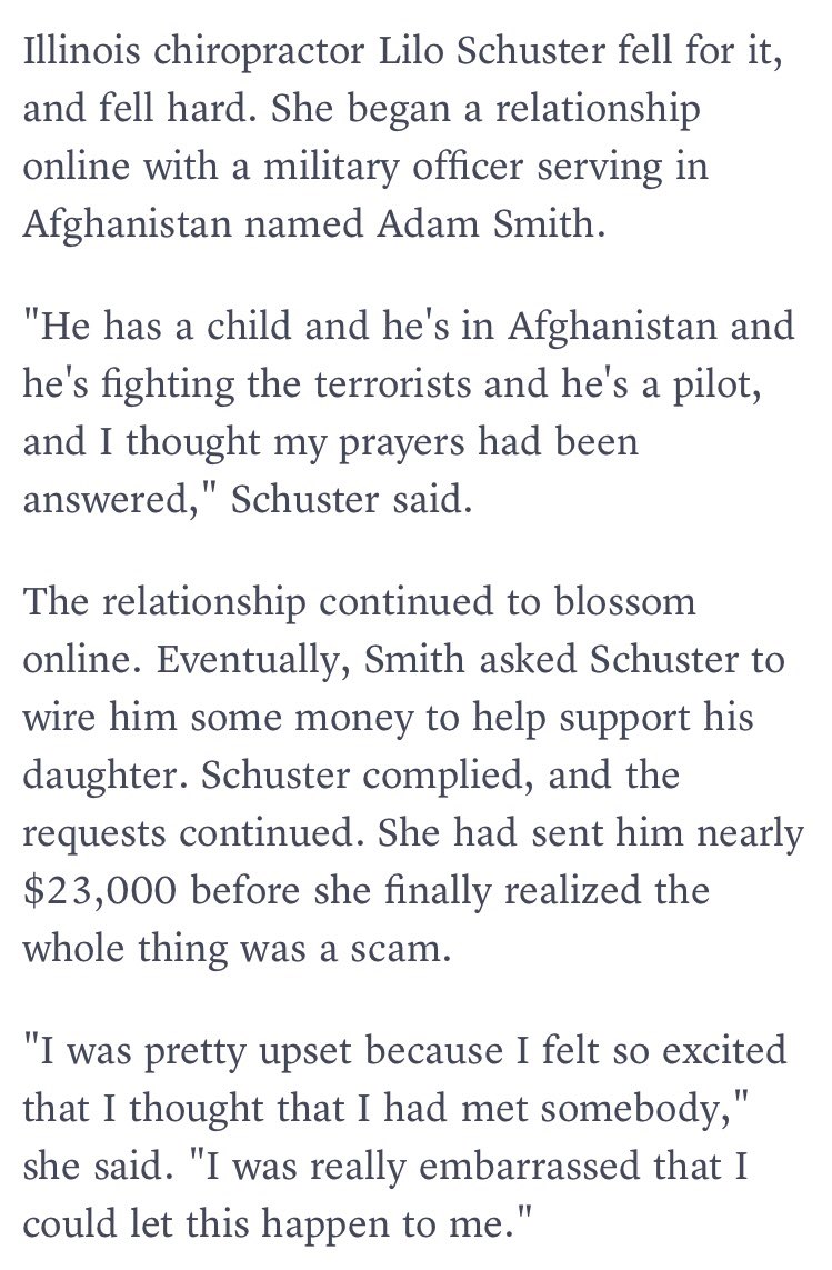 JhKirkland's tweet image. My newest coaching client asked if people really get scammed out of money. Affirmative! Don’t loose out on love, but learn how not to get scammed! FREE report just leave your email at Top10TipsBook.com
#datesmart