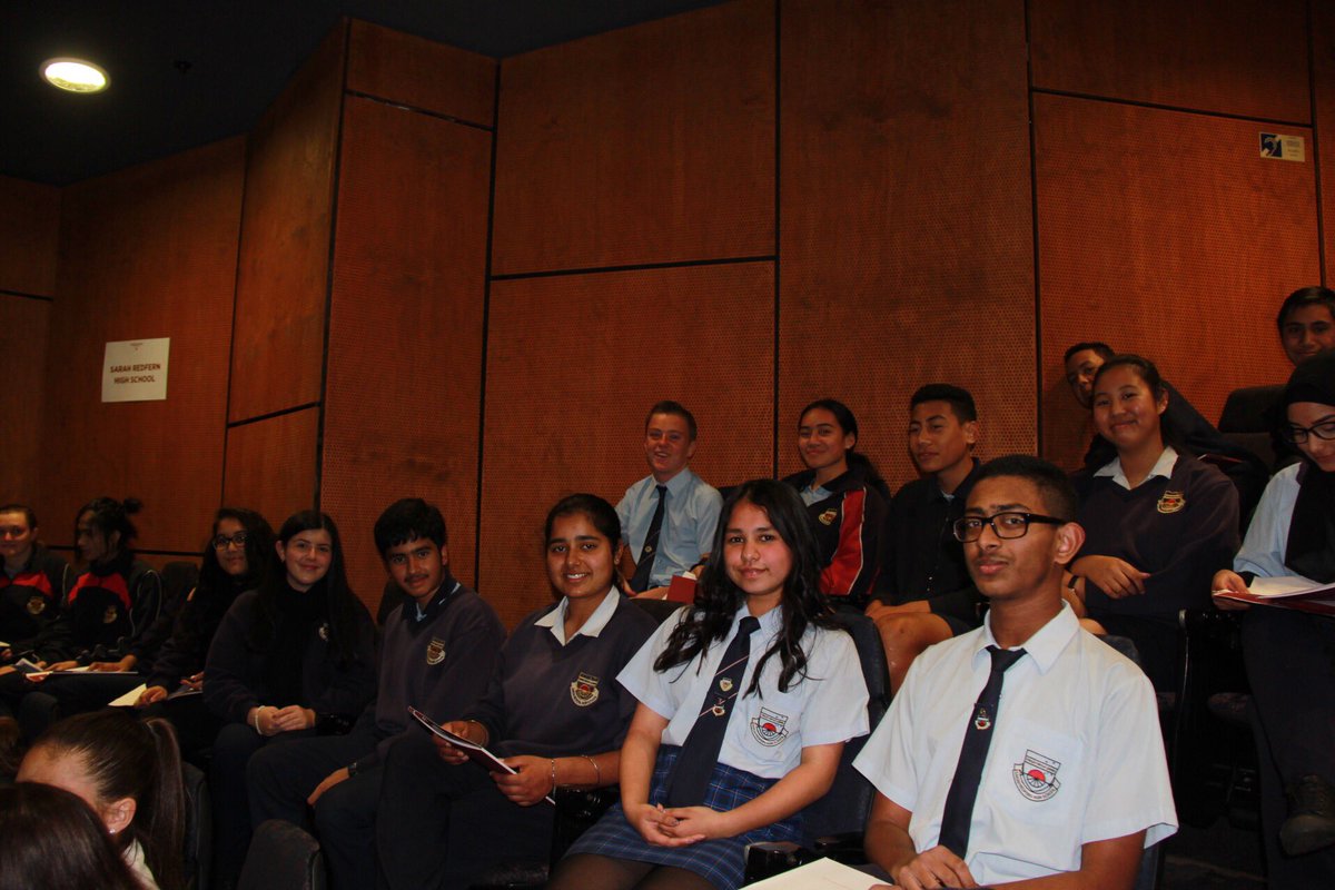 MsRatusau's tweet photo. Taking steps on their success journey @SarahRedfernHS Yr9 were welcomed into @westernsydneyu fantastic #FastForward program. Ready to work towards their future selves. Well done on being engaging speakers @LyndyClowry  &amp; @George_Camo91 #Classof2021 #Edweek18 @NSWEducation https://t.co/HhM1ntrBqf