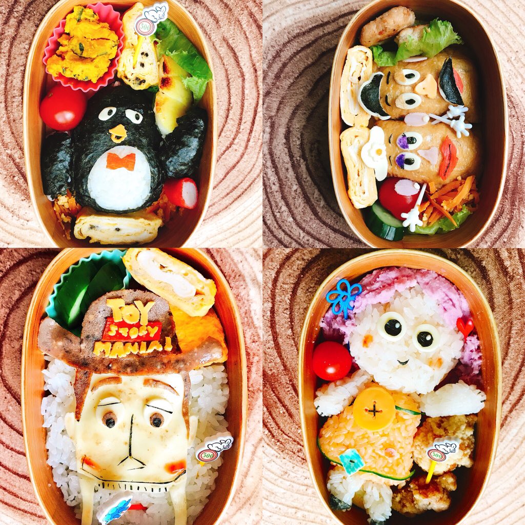 Ayako Auf Twitter というわけでトイストーリーウィークは終了 出来はイマイチでしたがやりきった トイストーリー弁当 Toystory キャラ弁