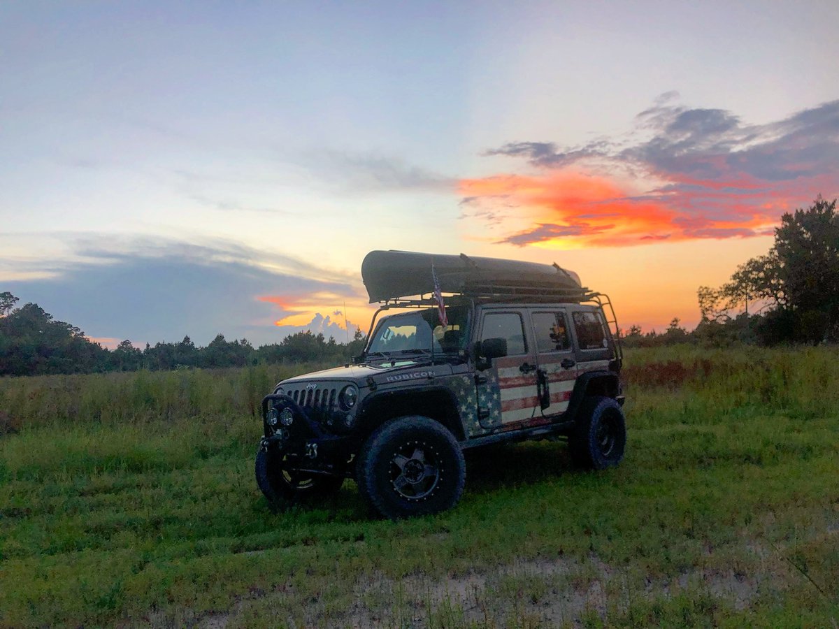 Tomorrow the competition begins! Heading to 36 Hours of Uwharrie in the morning! #jeep #36hoursofuwharrie #bfgoodrichtires #superwinch #hiliftjack #jeepadventures #barefootjeephippy #mekmagnet #jcroffroad #jksmfg #steersmarts #jwspeaker #jeepher #jeeplife  #madeinamerica