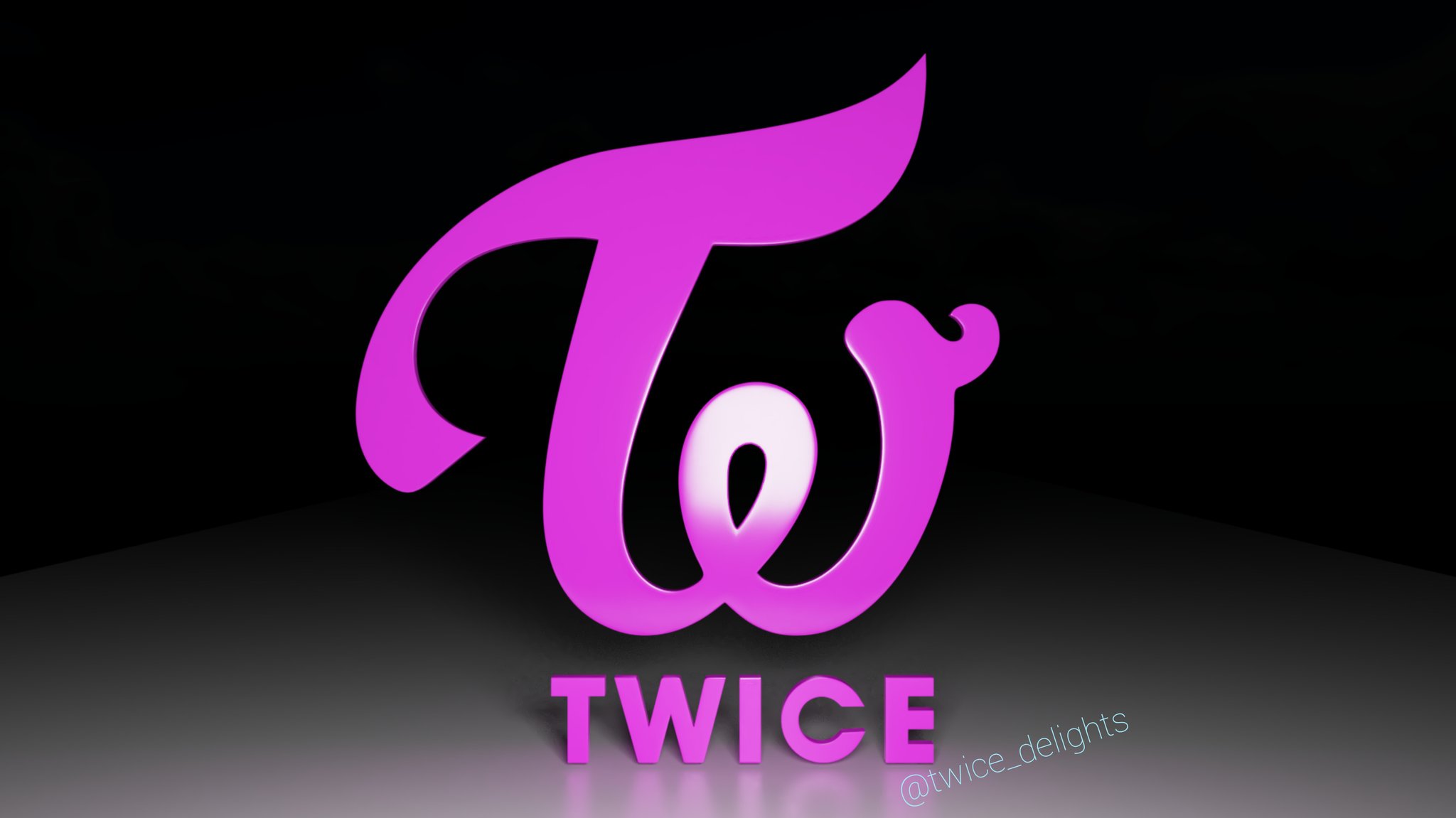 Twice_delights on X: #TWICE #logo Rock #wallpaper #b3d   / X