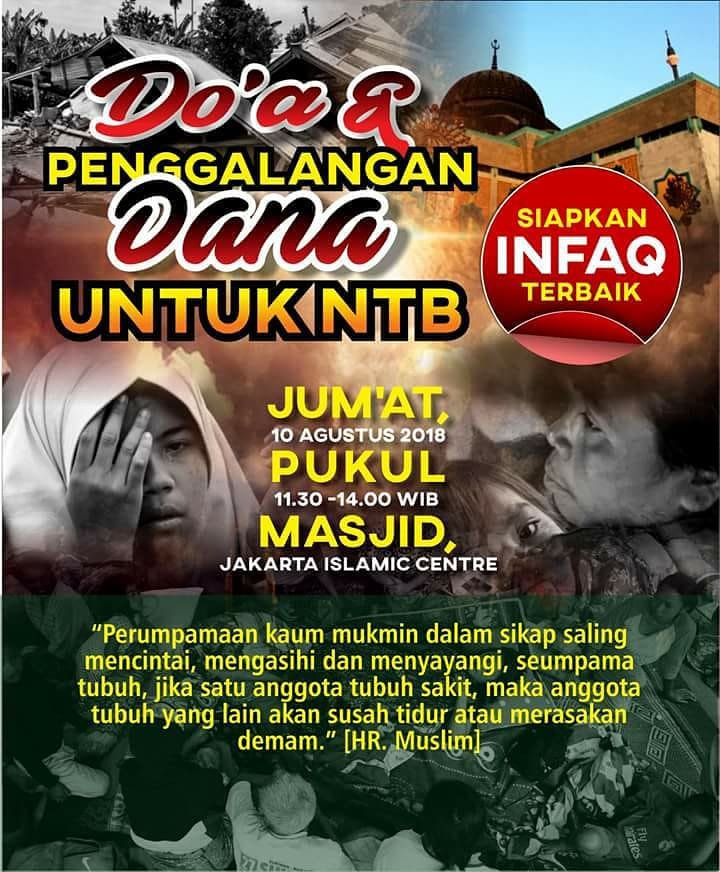 JICRadio's tweet photo. @infoBMKG Ya Allah, jaga saudara-saudara kami.. Berilah mereka kekuatan, ketabahan dan kesabaran..

Mari, ikuti doa bersama serta penggalangan dana di Masjid Raya Jakarta Islamic Centre, Jakarta Utara. https://t.co/Ox9OGKzzCG
