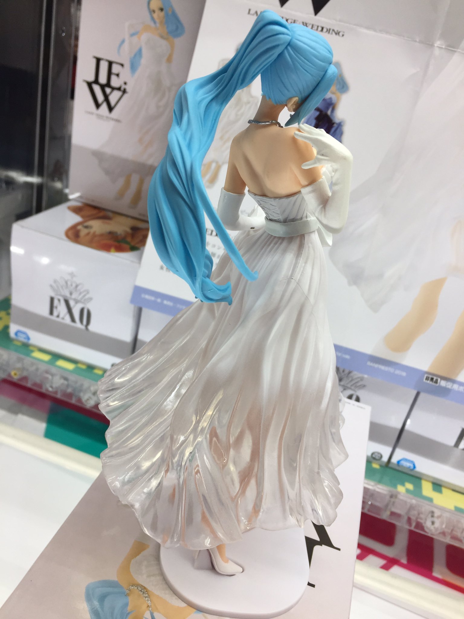 ট ইট র タイトーステーション所沢店 プライズ ワンピース Lady Edge Wedding Nefel Vivi ビビの髪の水色とドレスの色がよく合ってますね ﾟ綺麗です そして こちらのビビさん 特別カラー終了しております ワンピース ビビ タイトー所沢