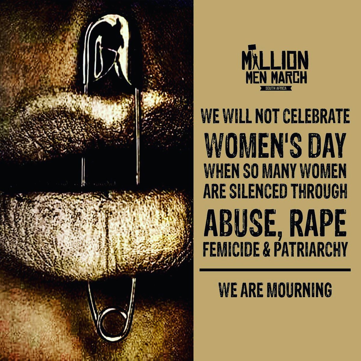 MillionMenMarch's tweet photo. We will not celebrate #RapeIsMurder #RapeIsNotCool #AbuseIsNotCool https://t.co/uTs94kETl4