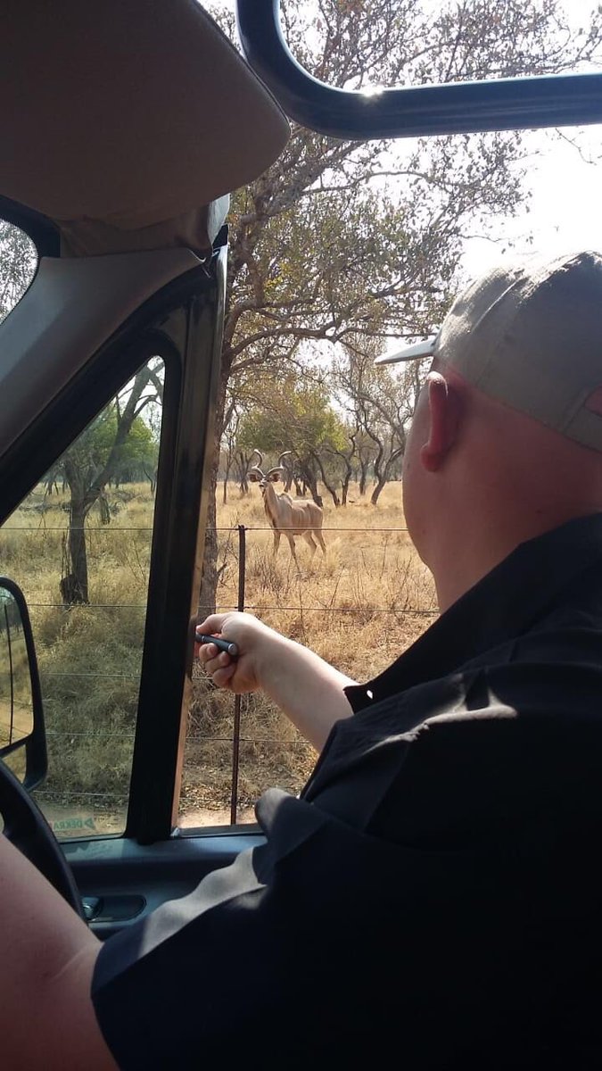 studgamebreeder's tweet photo. There is nothing quite like being close to the excellence of @NyumbuGame 
#clientflyintrip #SGB2018 #gameauction #wildsveiling #gamebreeders #wildboer https://t.co/RQeoZrvVjo