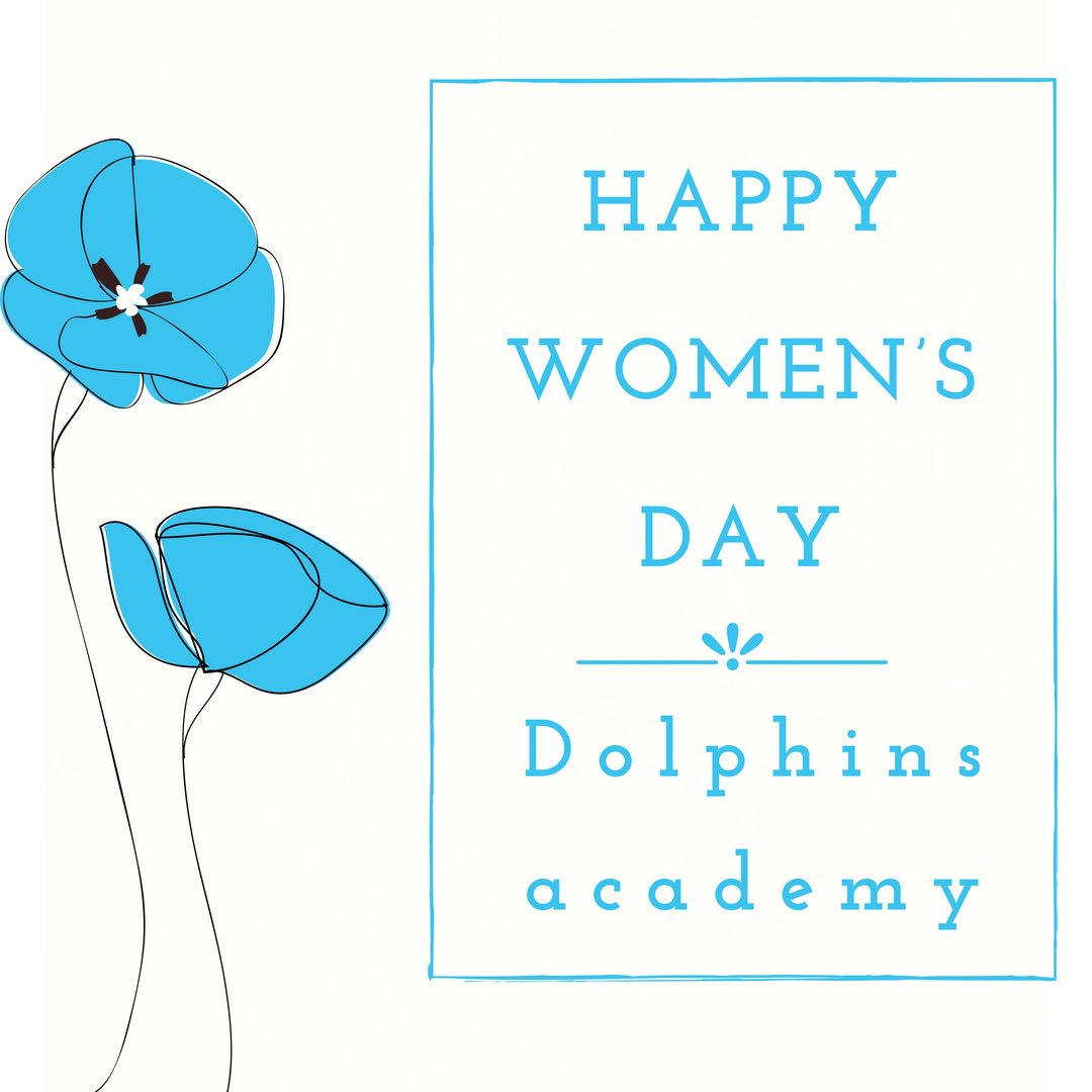 AcademyDolphins's tweet photo. Happy women’s day https://t.co/MtRIOe0DOb