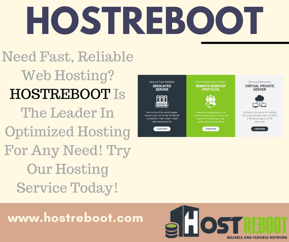 hostreboot's tweet image. #relaiblehosting
#webhosting 
#Fastserver