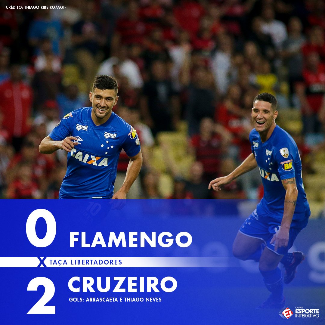 TNTSportsBR's tweet image. ACABOU! O @Cruzeiro sobra no Maracanã e vence o @Flamengo nos primeiros 90 minutos das oitavas da Libertadores! #FLAxCRU