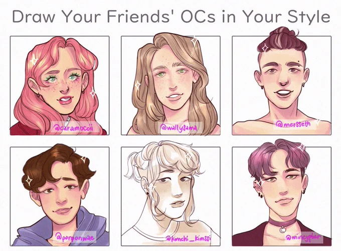It is done! Thanks buddies for allowing me to doodle your characters! I had fun ✨ 