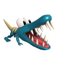 KingKRoolReal's tweet photo. Don't forget about Klaptrap! It will be a new Assist Trophy and, of course, a great partner of King K. Rool. The Kremling Krew are back again! https://t.co/vnLATH3TwX
