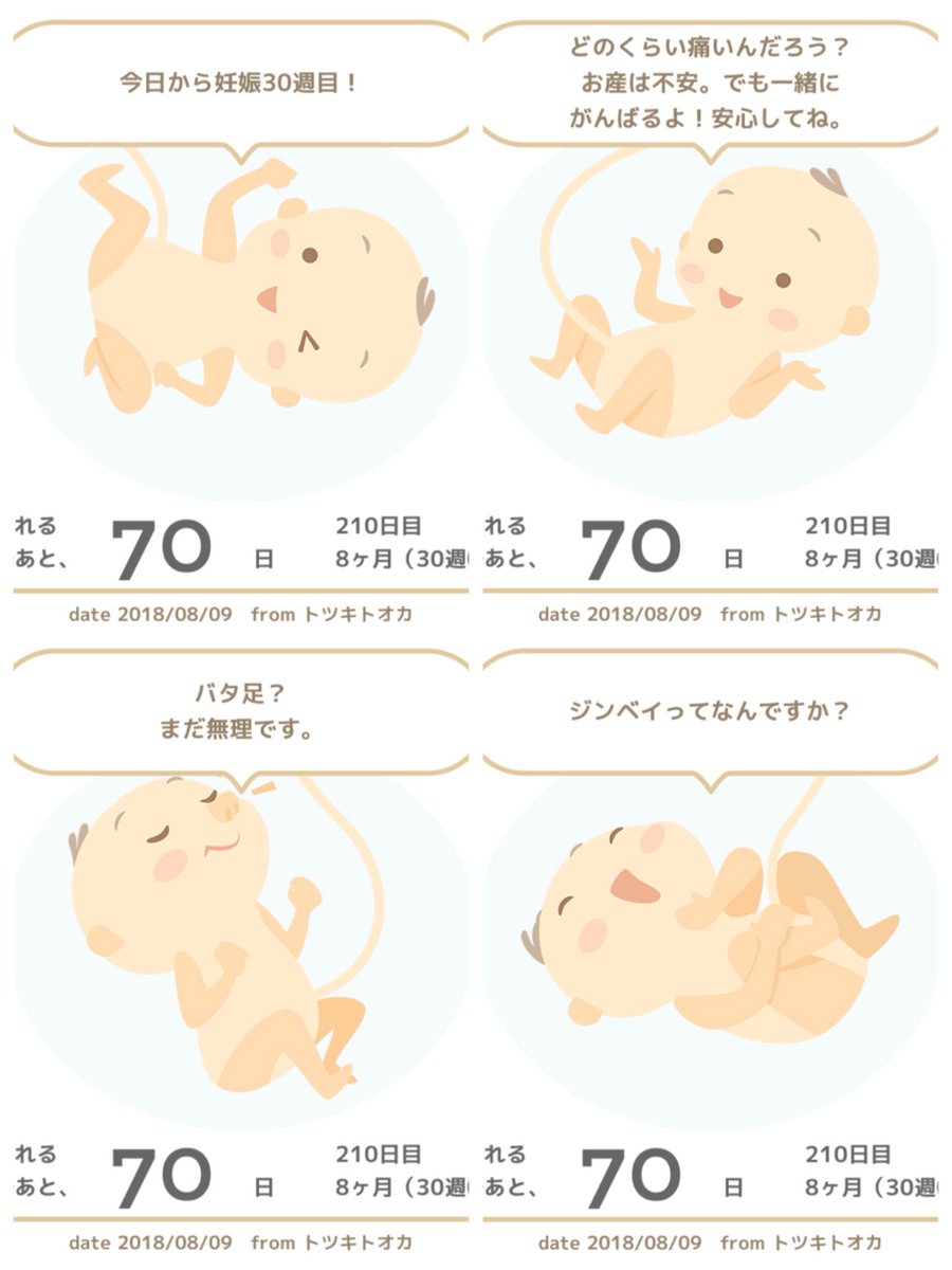 O Xrhsths ガラス Sto Twitter 今日から妊娠30週 ぎゃわいいいいい T Co Xzc3v9n0jw Twitter
