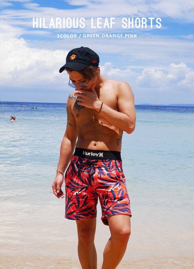 _PinkyShake_'s tweet photo. 【men's】hilarious leaf shorts👙

【カラー】
オレンジ/グリーン/ピンク

レディースとペアあり商品💋

下記サイトからご注文していただけます💓
https://t.co/61SmbCESgT https://t.co/b5JcTz2xGH
