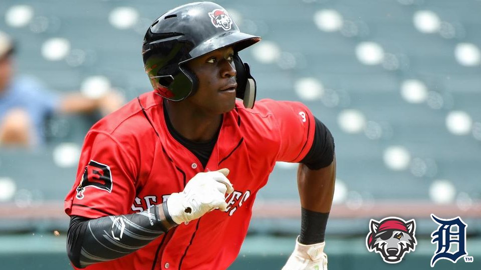 MiLB's tweet photo. #Tigers No. 8 prospect Daz Cameron (@daz_cameron16) drilled a career-high three doubles on a four-hit night as the @erie_seawolves erupted for 21 hits as a team on Wednesday.
📰https://t.co/SATl2yKGfd https://t.co/NiLM6ZwGGg