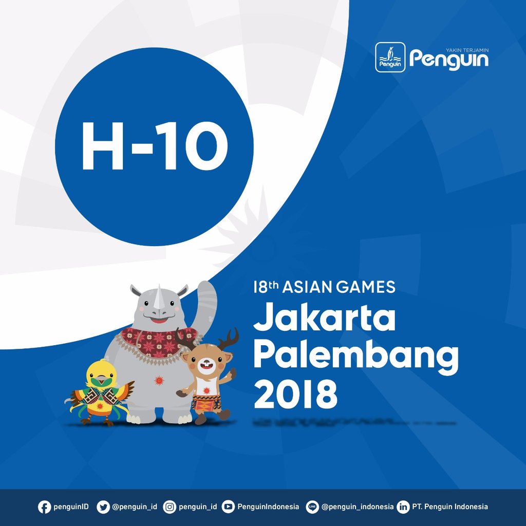 penguin_id's tweet photo. Asian Games semakin dekat ! Sudah siap menyambut Asian Games Jakarta Palembang 2018 PenguinFriends?
#AsianGames #AsianGames2018
#PenguinFriends #yakinterjamin #Penguinyakinterjamin #LinePenguin #rotamould4 #pahlawanantilumut #adatangkiadapenguin #tangkiair #tandonair #DGITM https://t.co/gCO3YsMZ5Y