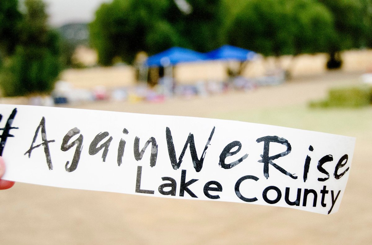OrphanDog's tweet photo. #AgainWeRise #LakeCountyStrong and #ForgedInFire decals are now available on @OrphanDog's new Fundraising site https://t.co/J2tXhmVkGD! All payments are processed securely by PayPal. Donate what you want, get a decal as our thank you! #MendocinoComplex #RanchFire #RiverFire https://t.co/PaWXzGJUEl