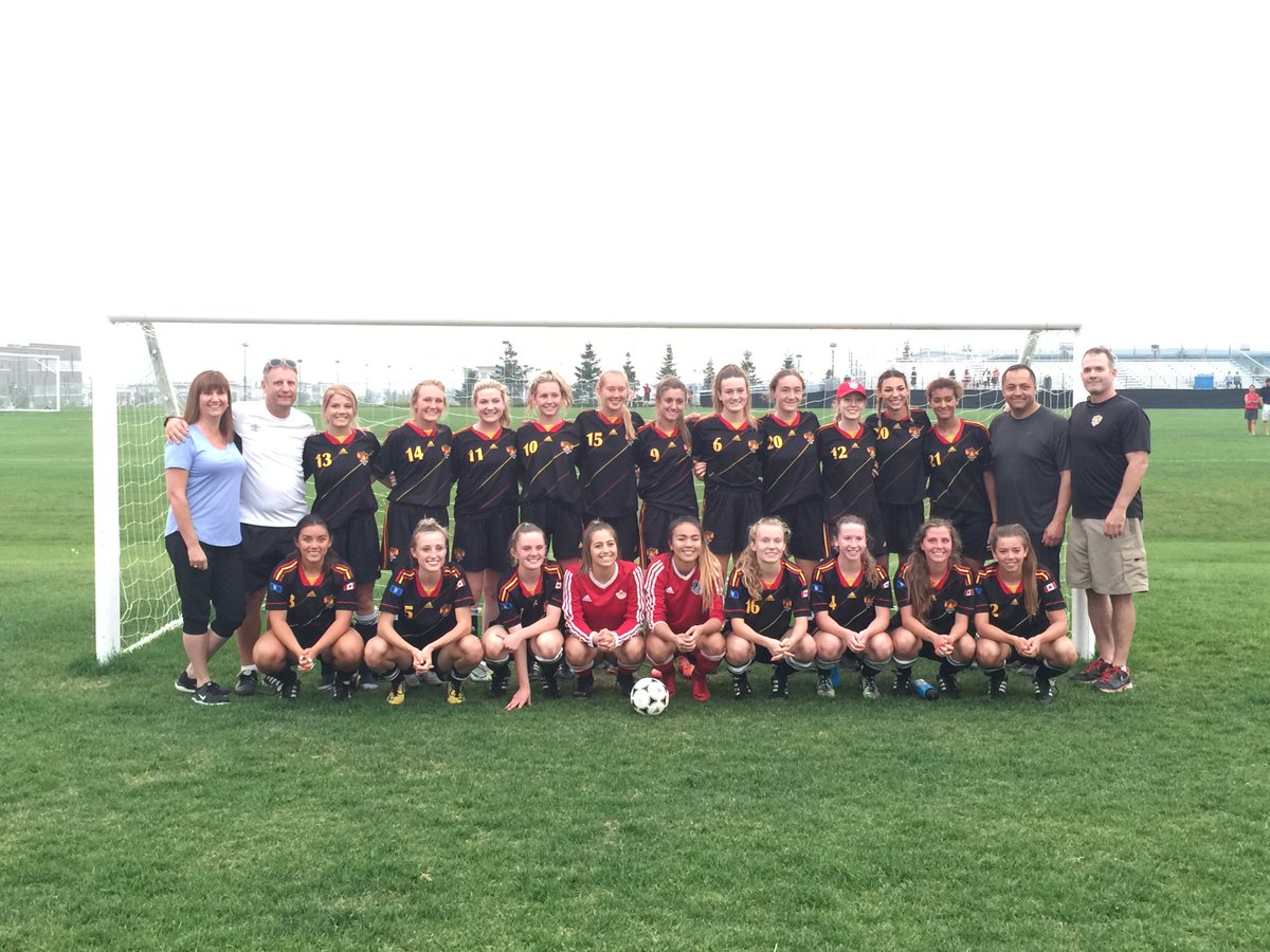 Meeshkees's tweet photo. Congratulations to the @SPDSASoccer Phoenix U17 Girls tier 1 soccer team who went undefeated this season and won their final game securing the title of League Champions!  Now to prepare for the @AlbertaSoccer provincial championship! #Champions #success #teamwork https://t.co/sUvWIW3WsG