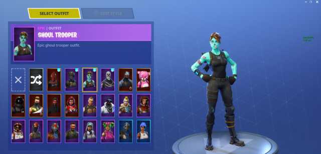 TheNoodlzTastic's tweet photo. Finally got the ghoul trooper I’ve always wanted thanks a bunch @imRxbbie!!! Glad everything went smoothly 100% recommend for purchase of accounts https://t.co/UyTvue2Xz2
