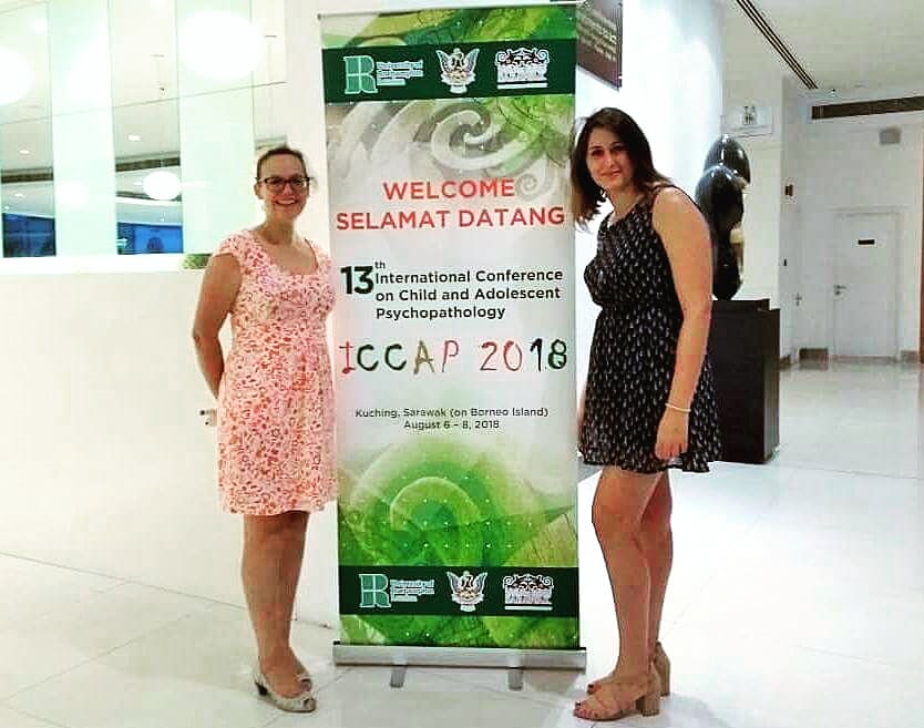 UoRMalaysia's tweet photo. Our Head of #Psychology & #ClinicalLanguageSciences Dr Rachel Pye was the #KeynoteSpeaker & chaired a symposium @ #International #Conference on Child & Adolescent #Psychopathology. Psychology Lecturer Dr Valentina Sclafani also attended & gave a presentation! #ICCAP2018 #LoveUoRM https://t.co/njEnAEm1VR