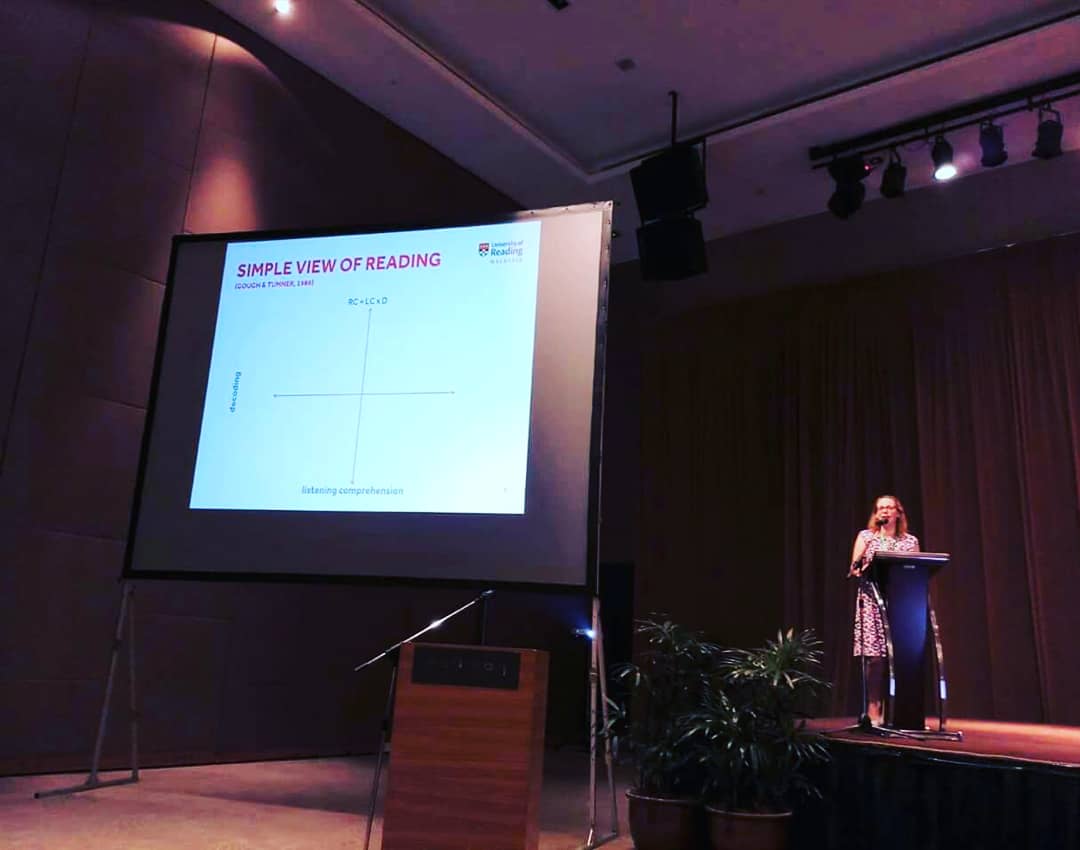 UoRMalaysia's tweet photo. Our Head of #Psychology & #ClinicalLanguageSciences Dr Rachel Pye was the #KeynoteSpeaker & chaired a symposium @ #International #Conference on Child & Adolescent #Psychopathology. Psychology Lecturer Dr Valentina Sclafani also attended & gave a presentation! #ICCAP2018 #LoveUoRM https://t.co/njEnAEm1VR