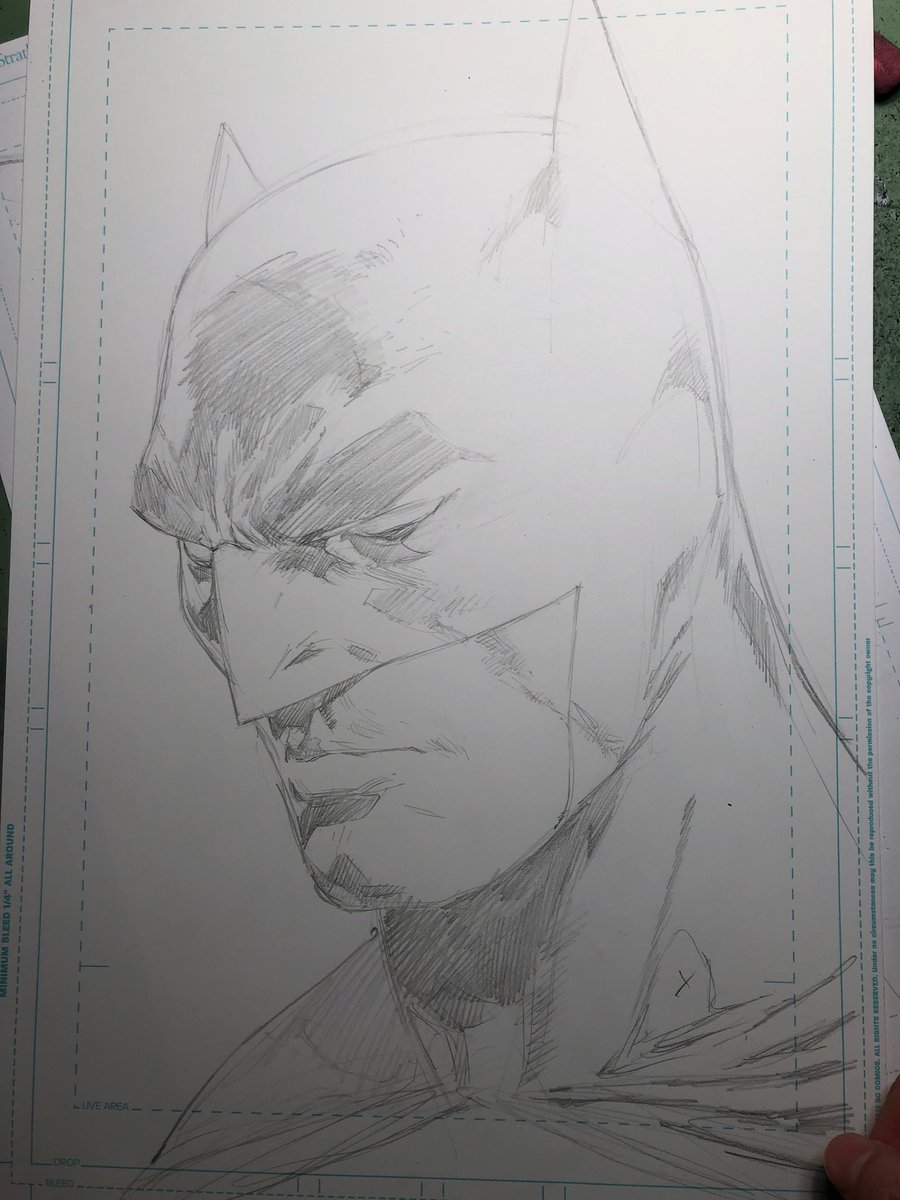 My quick sketch of Batman's head using a Pilot 0.2mm drawing pen. : r/batman