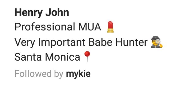 joyyederaa's tweet image. I love how he put that he's a professional MUA now lmao @GlamandGore