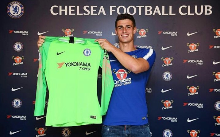 Ini dia pemegang nomer 1 di Chelsea. Yeah dia adalah KEPA 😍 WELCOME TO CHELSEA #CFC