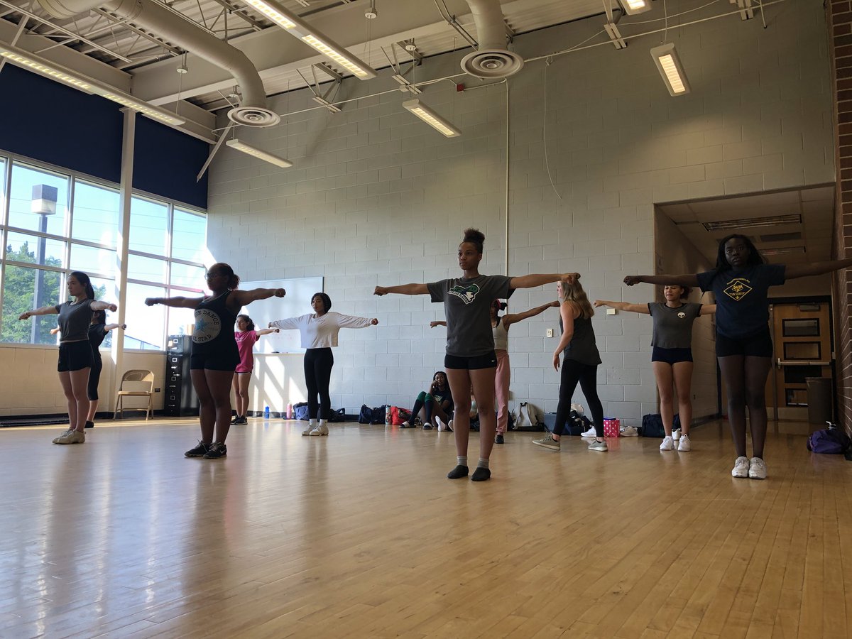 Our first technique session with Sommer from <a href="/sparkdttp/">SPARK DTTP</a> was a success! We are so excited to be working with Spark &amp; trying new things this season!  #discoveryourspark #overlandpoms