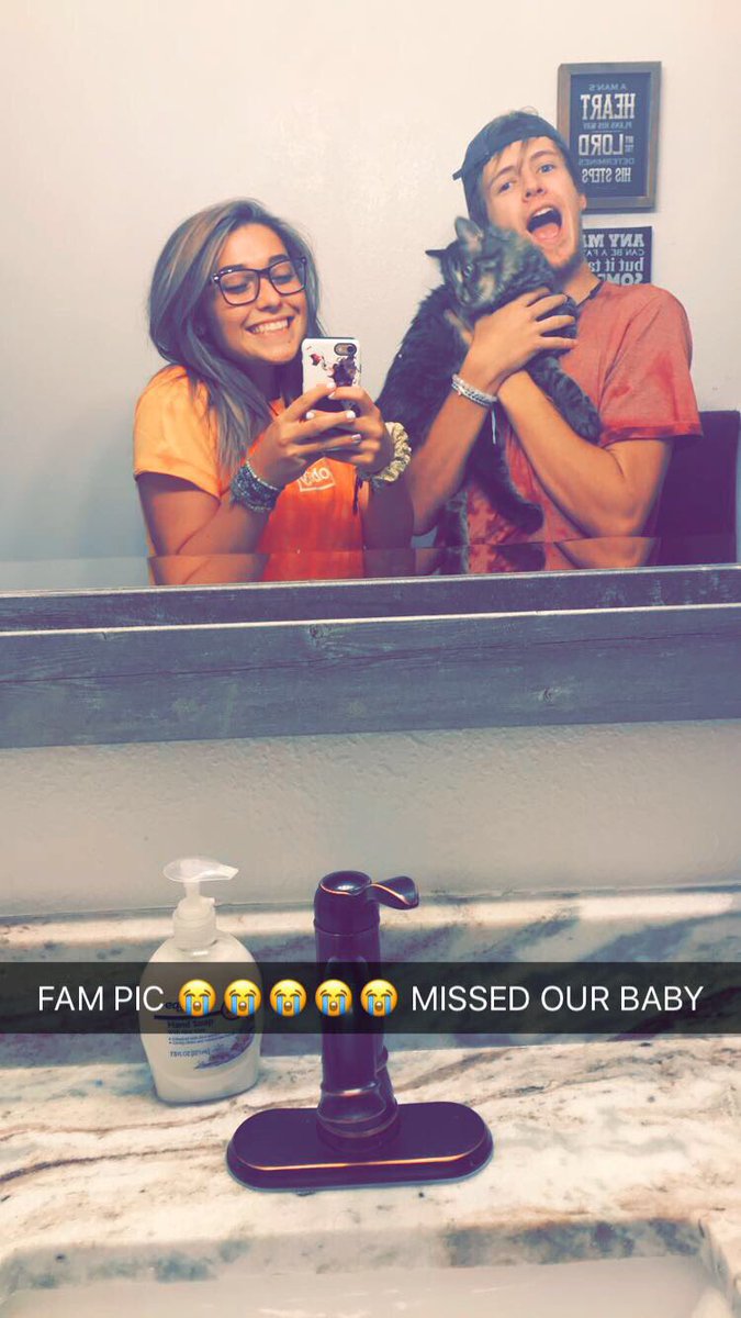 HannahCrowther_'s tweet photo. Happy national cat day to our pride &amp; joy. #fampics 💜🐱 https://t.co/R7hc8VBKqh