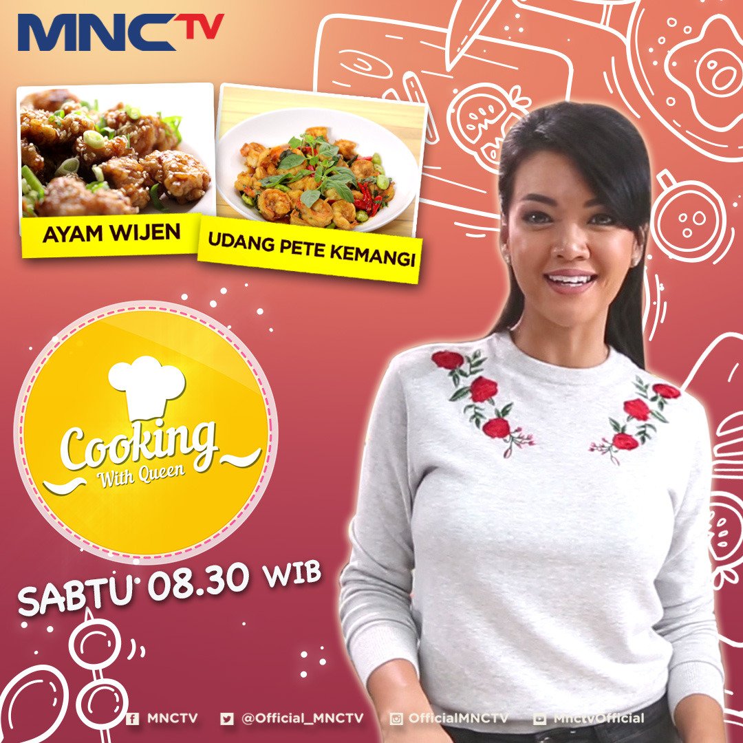 Official_MNCTV's tweet photo. Mau masak seru dan fun? Masaknya mudah, hasilnya lezat dan instagramable banget! Yuk #CookingwithQueen @quinnfarah SABTU pukul 8.30 WIB di MNCTVV https://t.co/JhETxEXoZp
