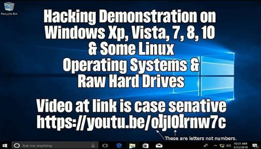 T01100101's tweet photo. "Physical Hacking Demonstration, Haxing Windows Xp-10"
https://t.co/qeEsRjmg6I
Forum Diary Post:
https://t.co/JwWEZ2yQJI 
----
#linux #windows #support #powershell #focus #code #dev #coder #tech #technology #hacking #hacks #windows #vista #Windows7 #windows8 #Windows10 #Physical https://t.co/UIeW1cLzOR