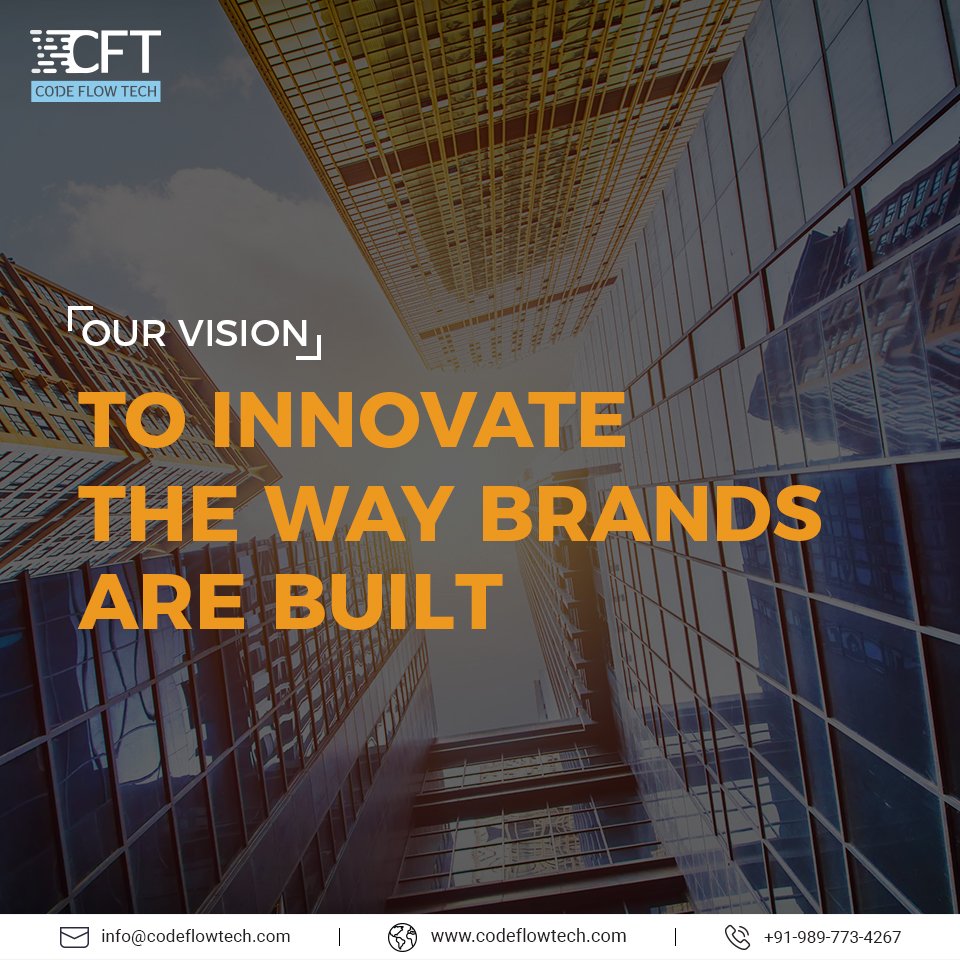 codeflowtechllp's tweet photo. Team #CodeFlowTech always believes in delivering you impeccable #digitalservices so as to build a long-lasting relationship between your brand & the #consumers.
Visit: https://t.co/g1fC3YZUe2
Call: +91-9897734267
#DigitalExperts #DigitalAdvertising #InnovativeIdeas #BrandBuilding https://t.co/7O6S3Mxdsu