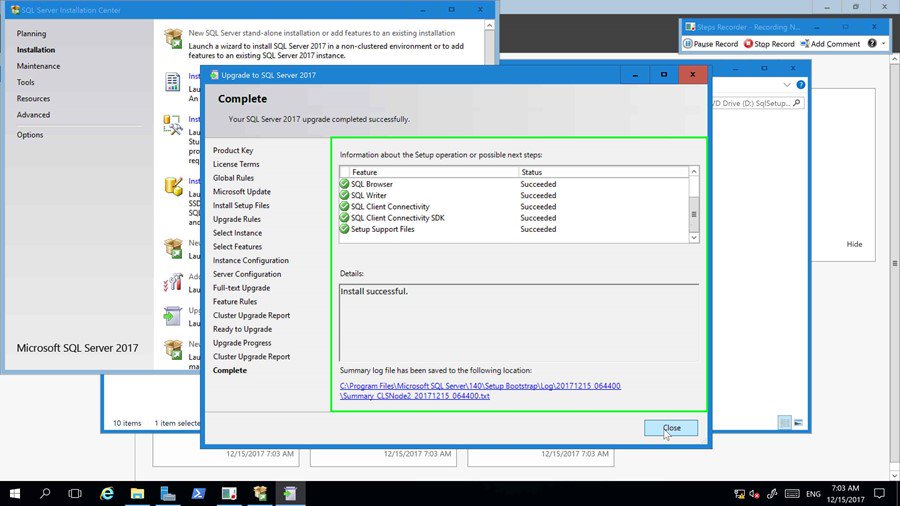 hypervserver's tweet image. RT @JamesvandenBerg: Upgrade a clustered #Microsoft SQL Server 2014 to SQL Server 2017 (step by step) blogs.technet.microsoft.com/jusmanningpfe/… #SQL #SQL2014 #SQL2017